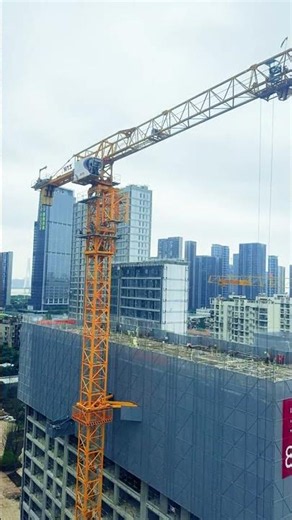 How a Climbing Tower Crane Grows With the Building