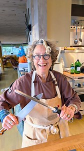 6.8K views · 836 reactions | OK, I think I’ve showed you guys this before but I keep getting knife sharpening tutorial requests so here you go! Hope it helps! #Susanfeniger #cookingwithfeniger #letsgetcooking #Cheftips | Susan Feniger | Facebook