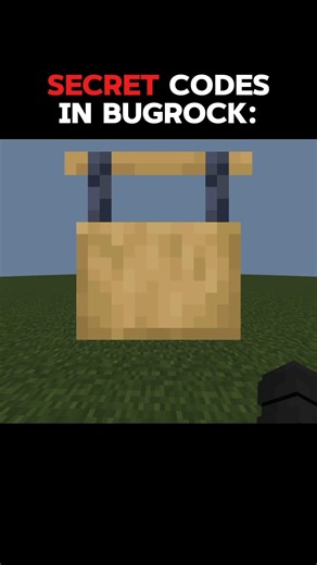 Secret codes In Minecraft bugrock edition