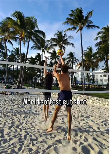 Amazing Beach Volleyball Save!