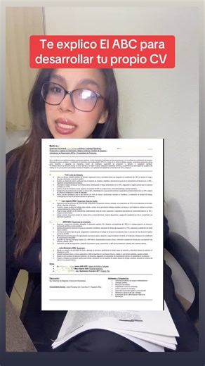 Así es como debes darle estructura a tu CV. Así se redacta una hoja de vida #cv #work #empleo #coaching | La caja del talento