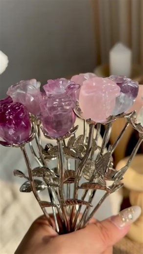 Stunning Romantic Crystal Flowers for Your Decor