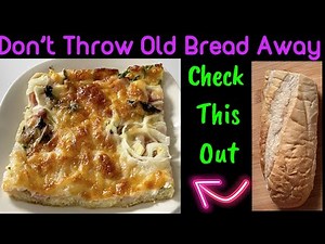 Don't Waste Leftover Bread, Try This And The Result Is Impressive/ Easy And Delicious Recipe