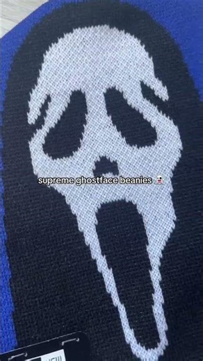 supreme new era ghostface beanies 👻 #supreme #ghostface #newera #beanie #streetwear