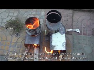 smokeless stove 4 (more vortex experiments)