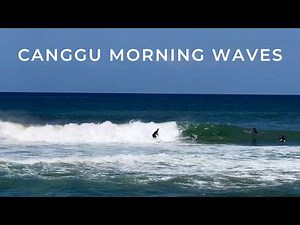 Bali Surf Vibes | Morning Waves at Canggu’s Batu Bolong Beach 🏄‍♀️ 4K