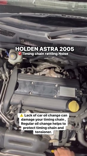 Timing chain rattling noise