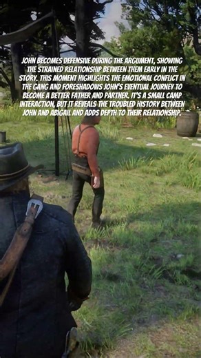 John & Abigail’s Argument in Chapter 2, RDR2 Detail. #rdr2 #shorts #youtube #reels #instagram #edits
