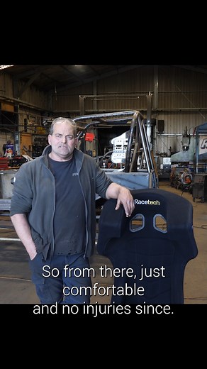 They are "comfy and no injuries" - Peter Rees. | Racetech NZ