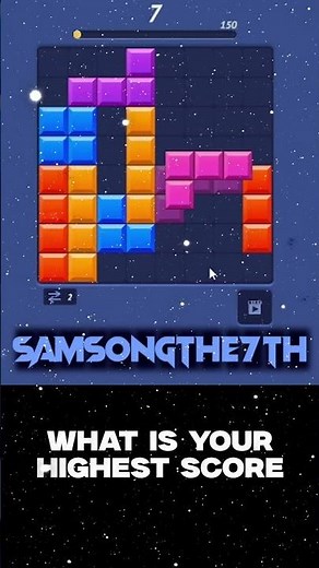 Playing block blast on poki #video #edit #shorts #blockblast