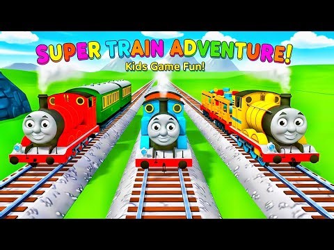 Train Cartoon for Kids 🚆 | Fun Nursery Rhymes 🎶 | Kids Train Game