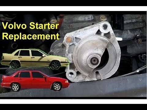 How to replace your starter replacement, Volvo 850, S70, V70, XC70 - Auto Repair Series