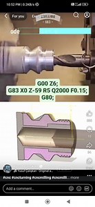 What is the purpose of the following G-code program in CNC mill... | Filo