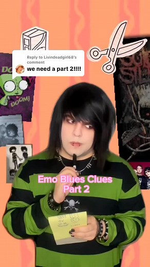 Emo Blues Clues Part 2 🖤 #emo #y2k #emoboy #emohair #emoaesthetic #hottopic #y2kaesthetic #goth #alternative #nostalgia | Nevermind Tyler