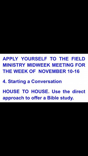 13K views · 282 reactions | Enjoy the samples Demonstration Assistance For this week. Apply Yourself To The Field Ministry For Nov 10-16. Demonstration 4, 5, & 6 English ✅ FILIPINO ✅ | Jw Meetings | Facebook