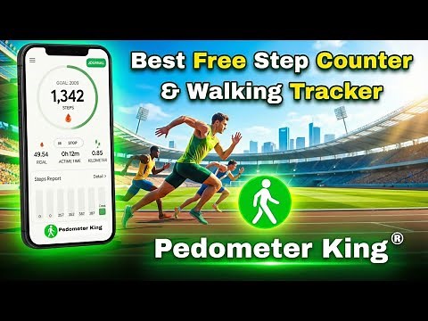 Pedometer King – Best Free Step Counter & Walking Tracker