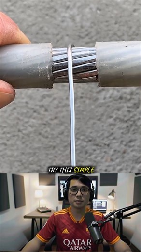 Simple Trick to Make Perfect Wire Coils #shorts