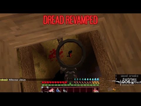 Surviving the Dread Revamped Modpack in Minecraft Horror with Friends!