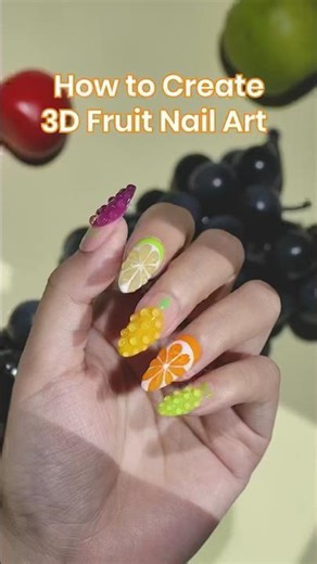 How to make 3D nail art for beginners?