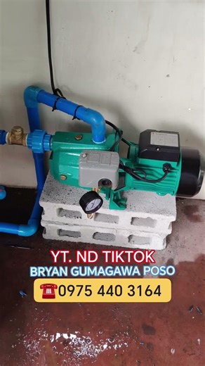 Installation of Storage Tank with Booster Pump Motor here in Malagasang, Imus, Cavite ☎️09754403164