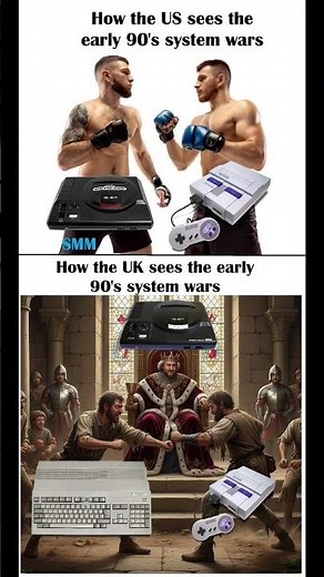 1990s console system wars UK vs US #retrogaming #retrogamer