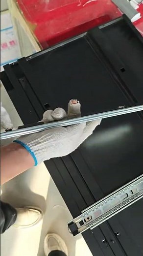 How to install the slide rail? 4-drawer metal file cabinet with wheels FLY