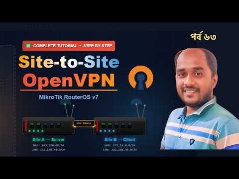 MikroTik Site-to-Site OpenVPN Setup | Connect Two MikroTik Routers Easily