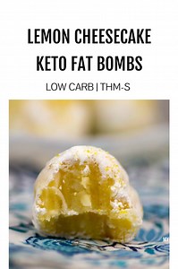 Lemon Cheesecake Bites (Keto Fat Bombs)