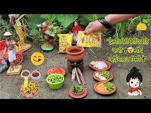Miniature Maggi Masala Noodles Recipe + 2 Types of Sauce | Maggi Recipe | Bhartis Mini Kitchen