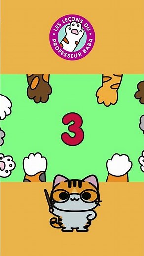 Let's Count With the Cat Teacher! The Rumba 123 – Apprends à compter en anglais – Professeur Baba