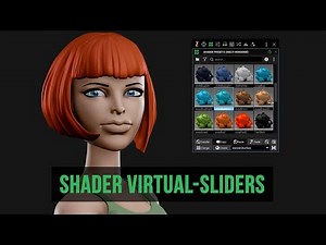 Shader Presets Virtual Sliders - Maya - Zoo Tools Pro