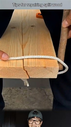 Tips for repairing split wood