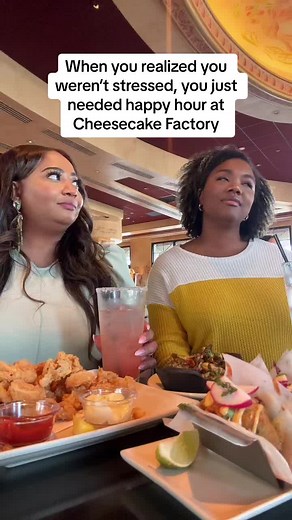 Here’s the sign you were looking for 😌🍻 #cheesecakefactory #happyhour #foodtok #cheers Credit: @Davida @Jaz | Palate For Culture🖤