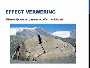 Domein C - Aarde: Verwering