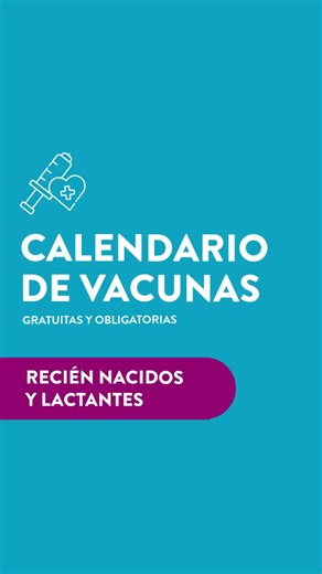  El Calendario de Vacunación reúne todas las vacunas que se tienen...