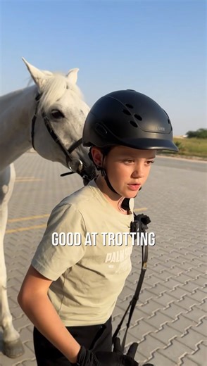 Al Samriya Riding School 🐎🇶🇦 on Instagram: "🐎✨ Join Isla Thompson as she takes on a trotting lesson with her horse, Troy, at Al Samriya Riding School! Watch as Isla refines her technique and shares why everyone should give horse riding a try. 🏇💙 #RideWithUs #AlSamriyaRiding #HorseRidingLessons"