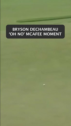 Bryson DeChambeau had an 'OH NO' moment at the PGA Championship 😬