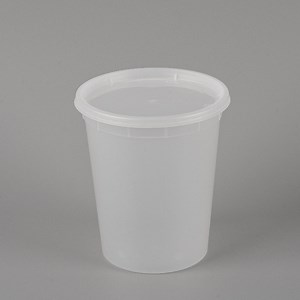 [Hot Item] 12oz Plastic Deli Cup Takeaway Deli Container Take out Soup Cup Food Container Plastic Container