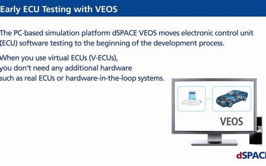 AutomationDesk Demo Videos -5-Test Automation in dSPACE VEOS with dSPACE Automat