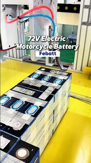 72V Electric Motorcycle Battery Assembly #factory #febatt