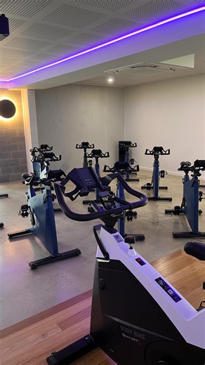 Jump in the saddle today & feel the energy of our Cycle Studio! 🚴🏻‍♀️ With 10 instructor-led & 14 virtual classes each week — from RPM to Sprint to The Trip— there’s a ride waiting for you. Let the lights, music & movement take you further🔥 | Workout Indooroopilly