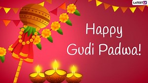 Happy Gudi Padwa 2022 Messages & HD Images: Wish Marathi New Year With WhatsApp Stickers, GIFs, Greetings, Quotes, SMS and Wallpapers to Family and Friends | 🙏🏻 LatestLY