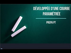 Développée d'une courbe paramétrée