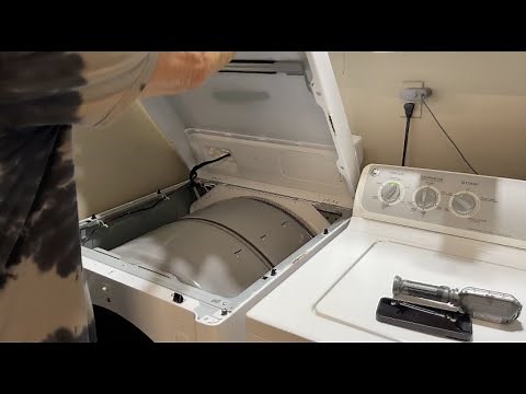 How to open the top of a Samsung Dryer