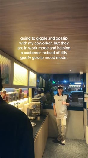 work mode > gossip time 🥲 | Boris Cafe