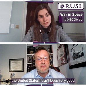  A new episode of War in Space is out! How do concepts of warfare apply to space? Is there such a thing as irregular warfare, asymmetric tactics or hybrid warfare in space? Join host Juliana Suess and Dr John 'Patsy' Klein as they discuss: https://bit.ly/3RmlDvb | RUSI - Royal United Services Institute for Defence and Security Studies | Facebook