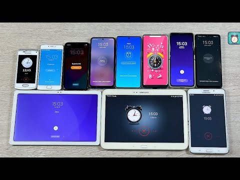 Lots of phones on the alarm clock & Tablet Tab3+Meizu m3s/iPhone 11/xiaomi Note13pro/Fossibot S3