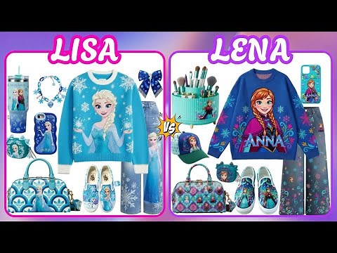 💙 Lisa or Lena ❄️ Frozen Closet Makeover – Pick Your Dream Elsa & Anna Outfit!