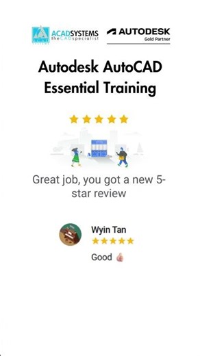 Google review on AutoCAD training