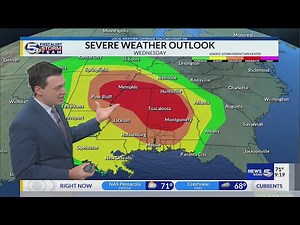 WKRG News 5 at 9 AM Forecast: Weather Alert Day Tomorrow